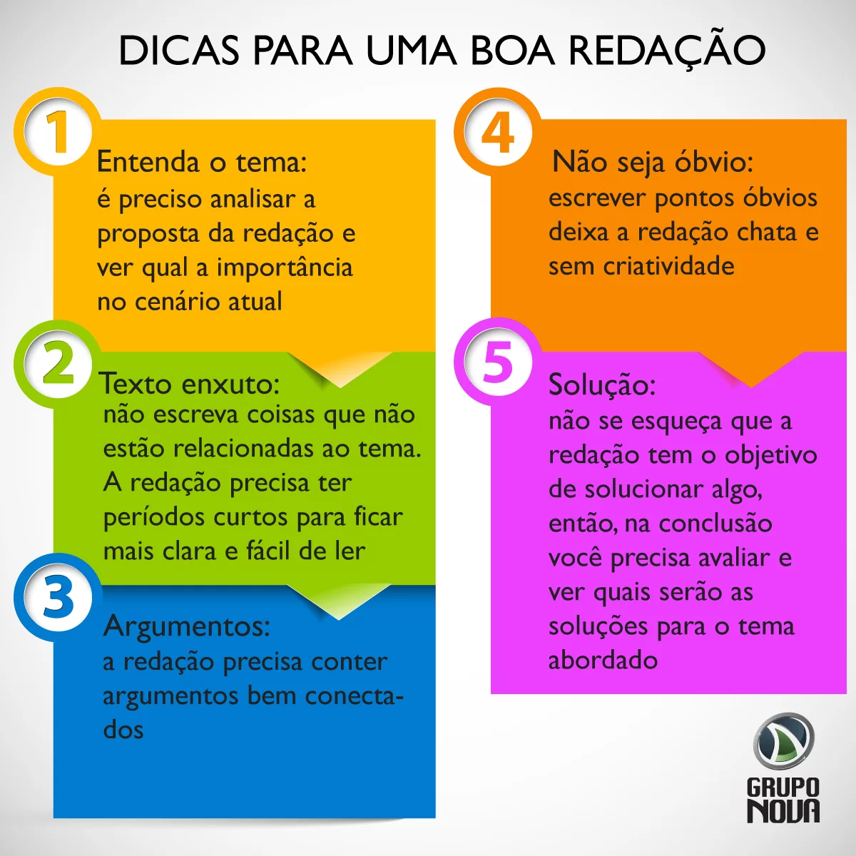 Dicas para a Redação do Enem 2016