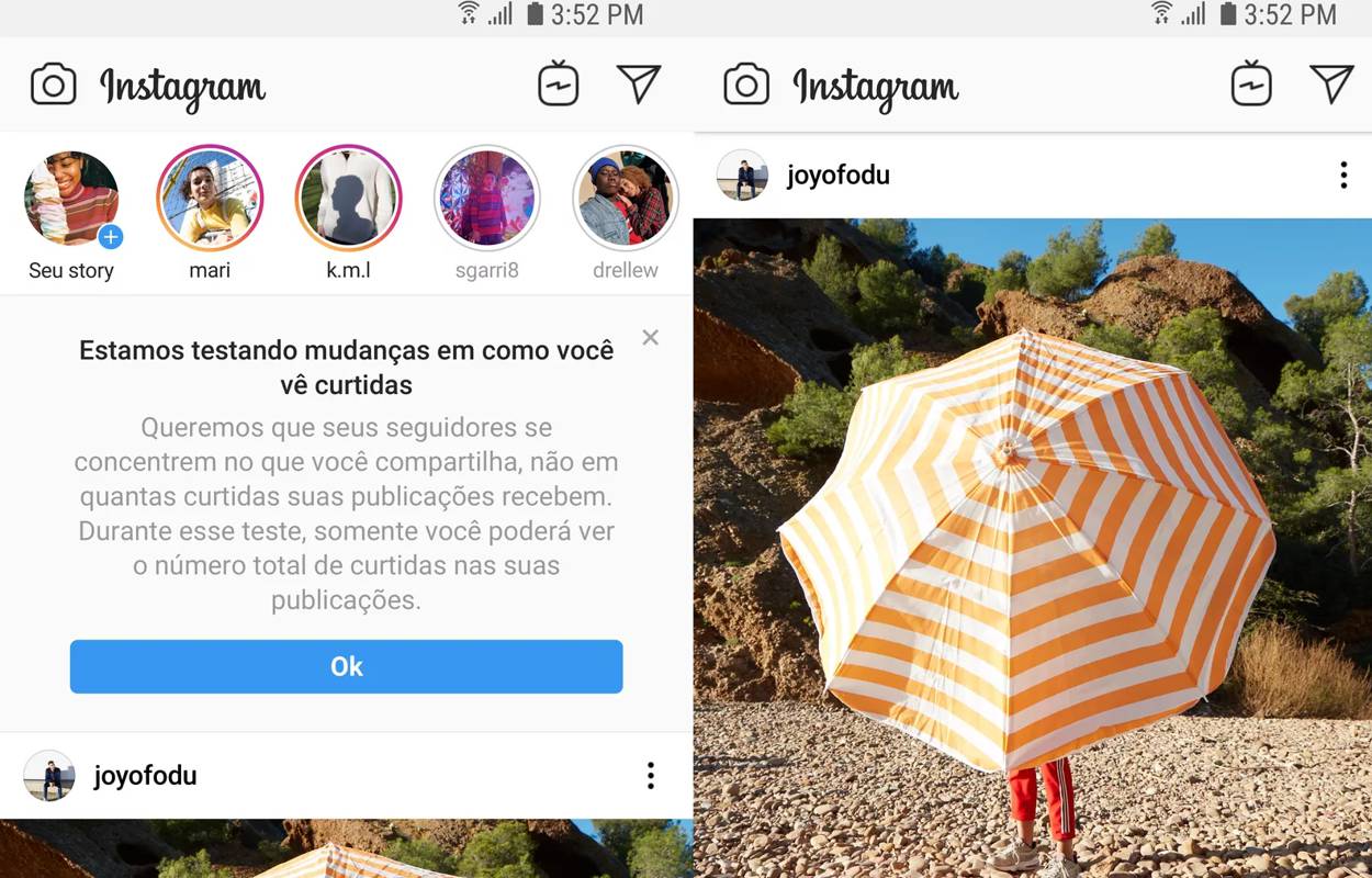 Instagram ocultará número de curtidas no Brasil
