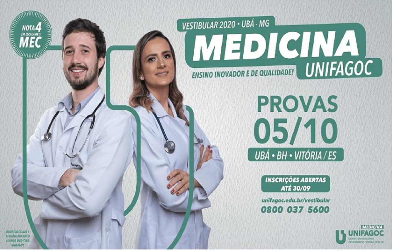 UNIFAGOC abre inscrição o Vestibular de Medicina 2020
