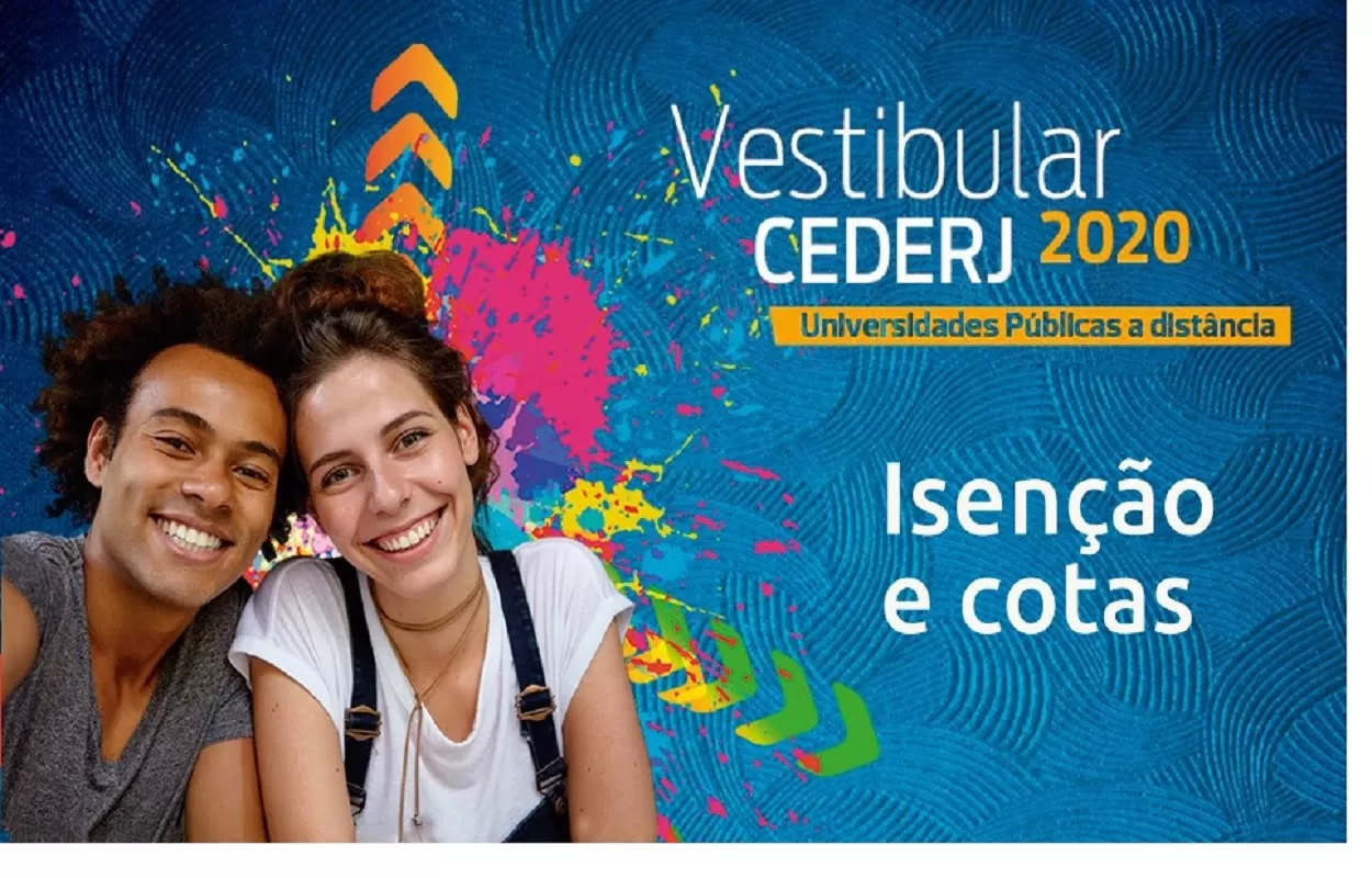 CEDERJ 2020: Período de isenção e cotas para o Vestibular