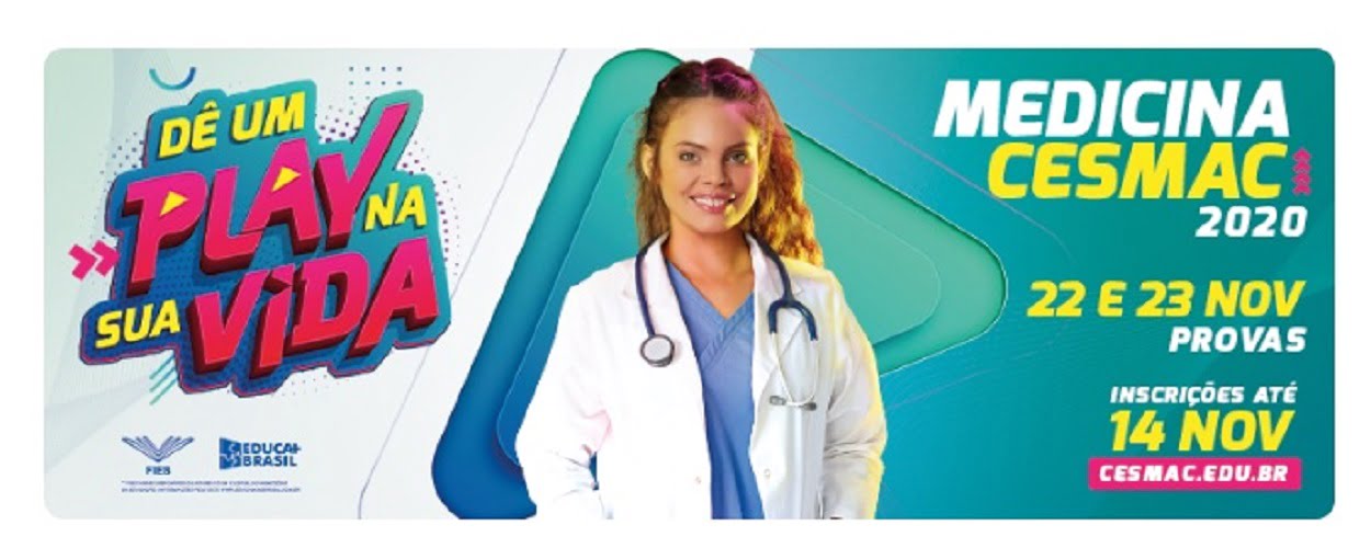 CESMAC 2020: Inscrição para o Vestibular de Medicina