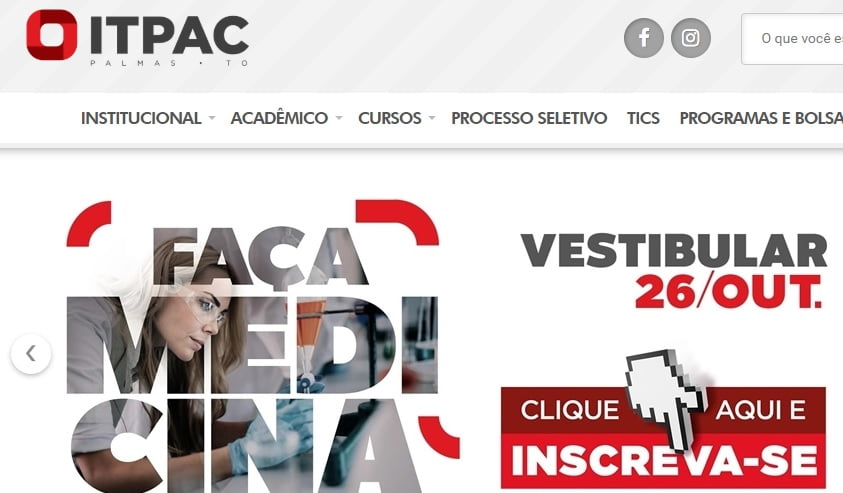 FAHESA ITPAC 2020: Inscrição para o Vestibular de Medicina