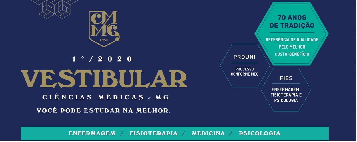 FCMMG divulga inscrição para o Vestibular de Medicina e demais cursos, ingresso 2020