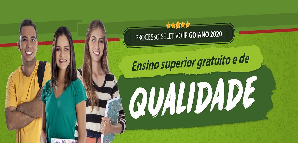 IFGOIANO 2020: Inscrição para Processo Seletivo de cursos superiores