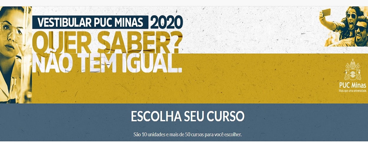 PUCMG 2020: Inscrição aberta para o Vestibular de Medicina