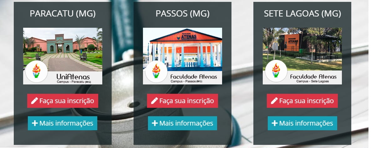 UniAtenas 2020: Inscrição para o Vestibular de Medicina