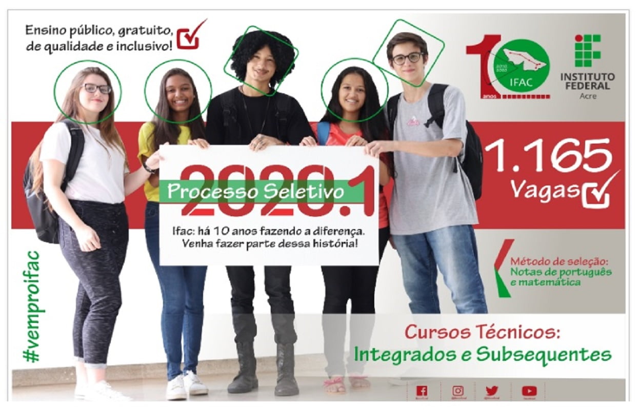 IFAC 2020: Inscrição para cursos técnicos