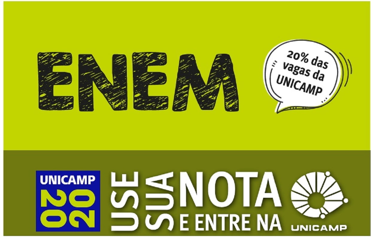 Unicamp 2020: Inscrição para 639 vagas pelas notas do Enem