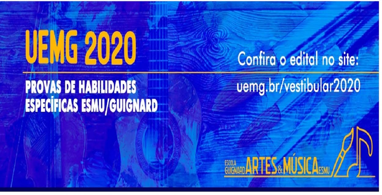 UEMG divulga inscrição para o Vestibular de Habilidades Específicas 2020