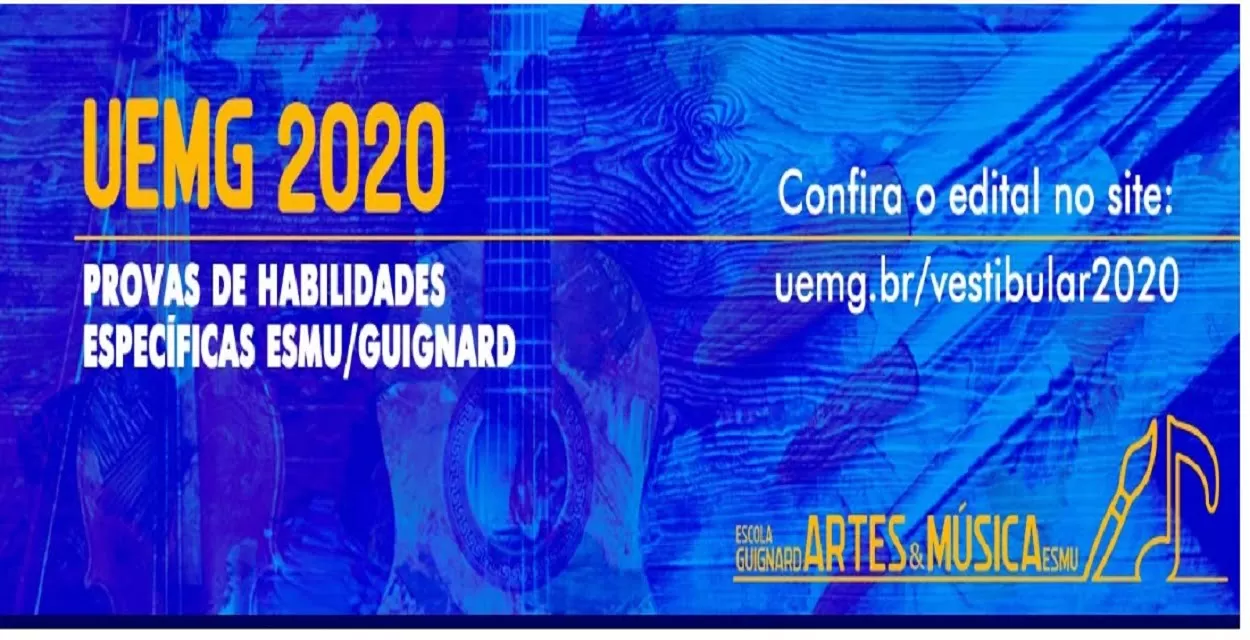 UEMG divulga inscrição para o Vestibular de Habilidades Específicas 2020