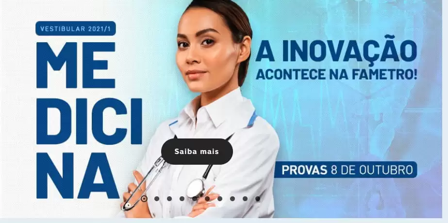 Fametro abre inscrição para o Vestibular de Medicina 2021