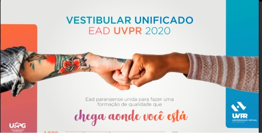 UVPR Vestibular Unificado EAD 2020
