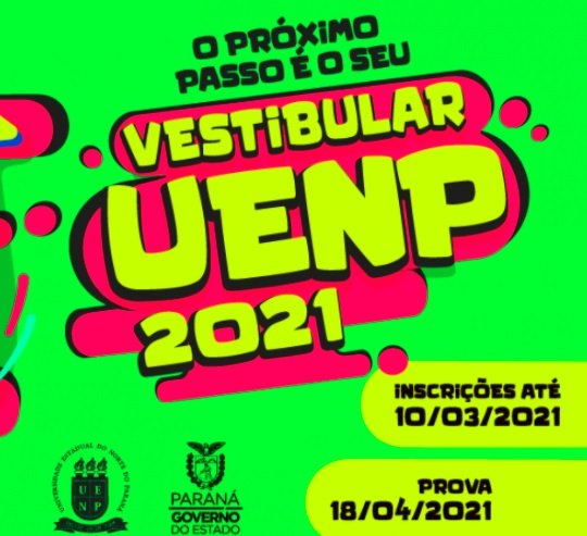 UENP abre inscrição para o Vestibular 2021