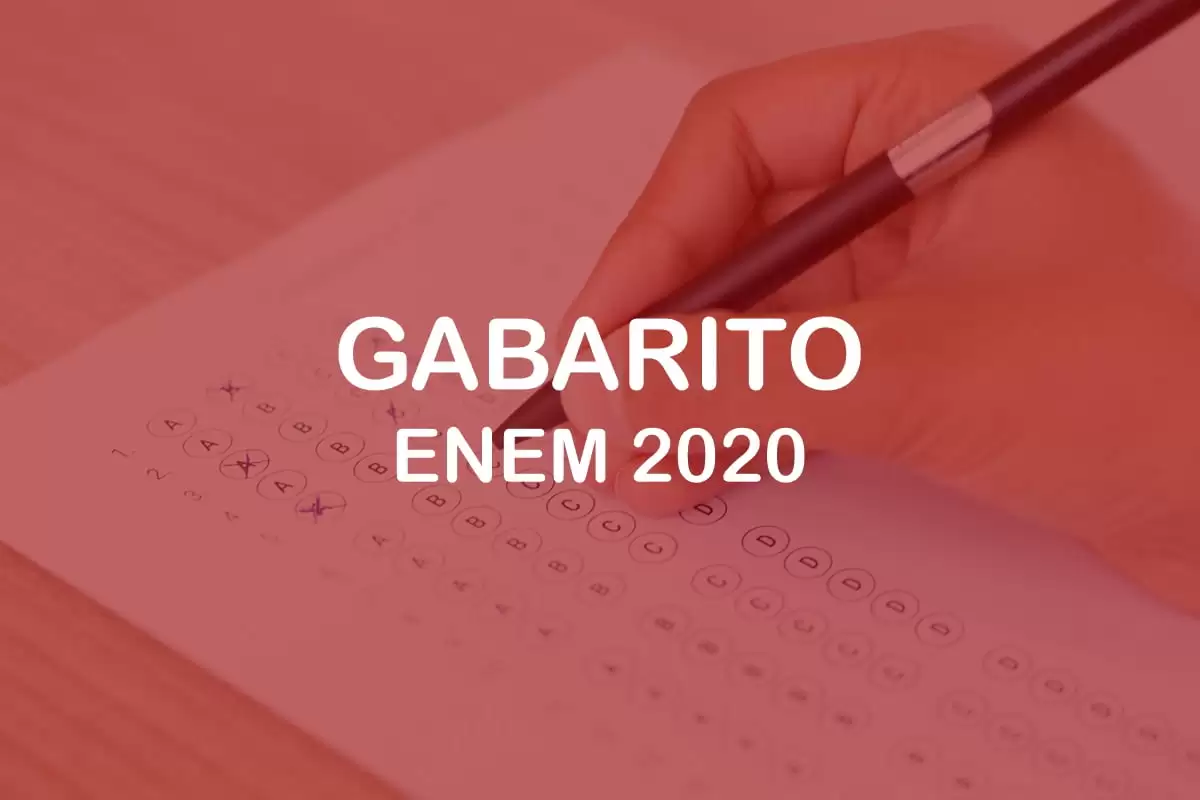 Acesse o Gabarito Extraoficial do Enem 2020