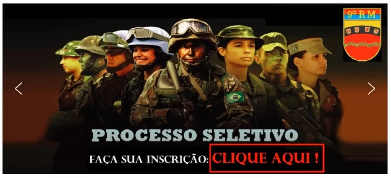 Exército abre inscrição do Processo Seletivo de Agentes temporários Comando Militar do Oeste