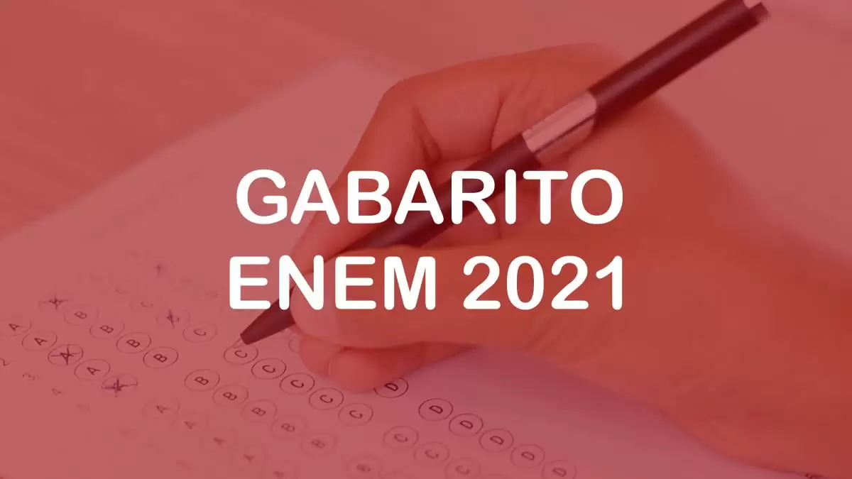 Acesse o Gabarito Extraoficial do Enem 2021
