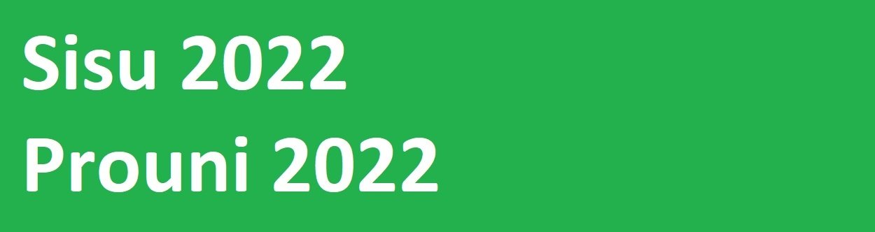 MEC divulgou vagas para o Sisu e Prouni 2022, veja como se inscrever