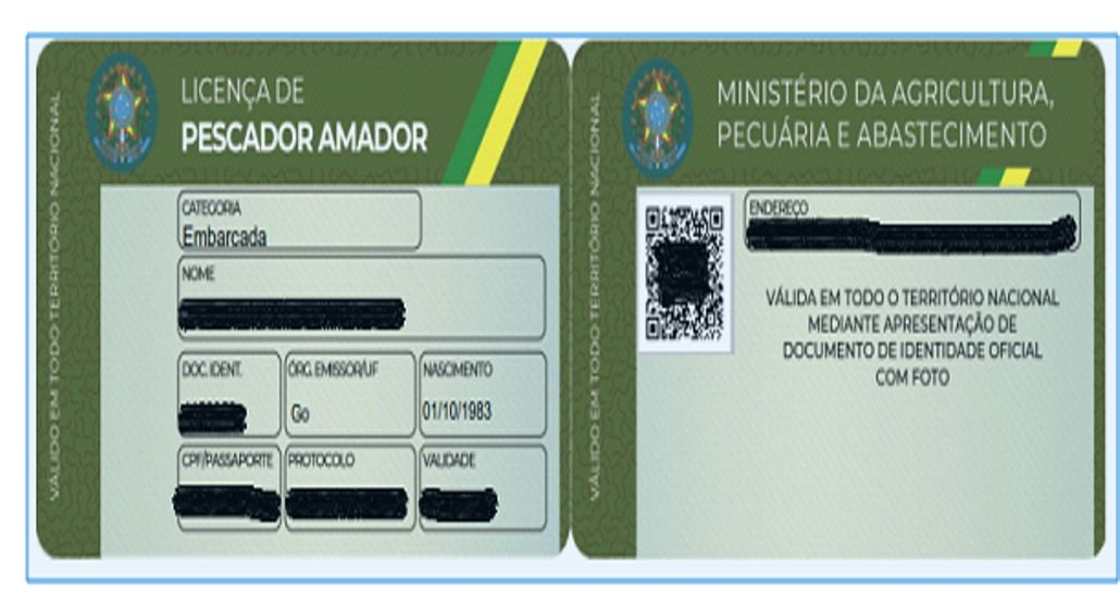 Carteirinha de Pescador Amador: Nova versão terá QR Code, veja como emitir o documento