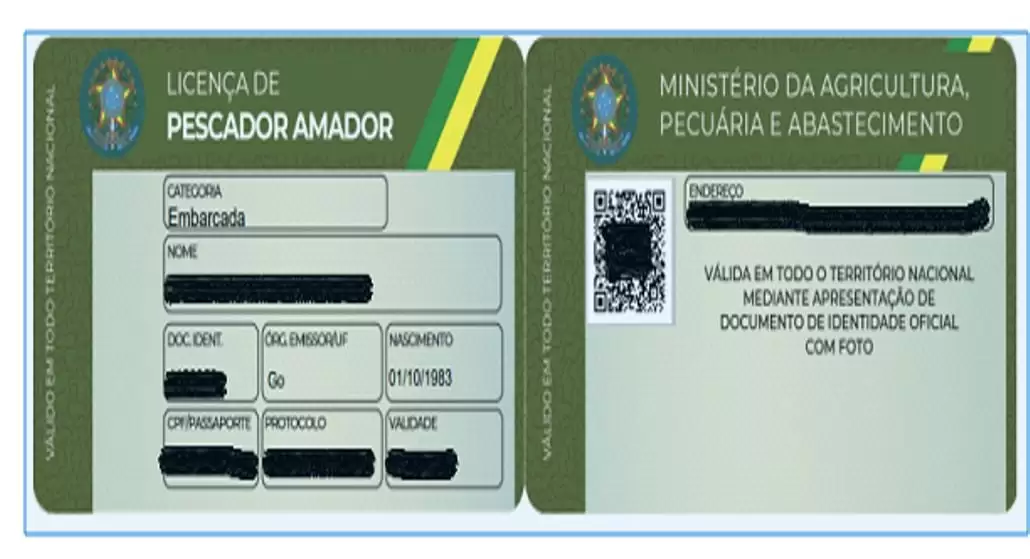 Carteirinha de Pescador Amador: Nova versão terá QR Code, veja como emitir o documento