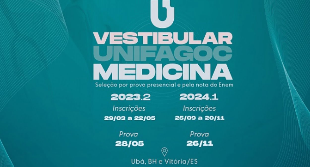 Unifagoc abriu inscrição do Vestibular de Medicina 2023.2