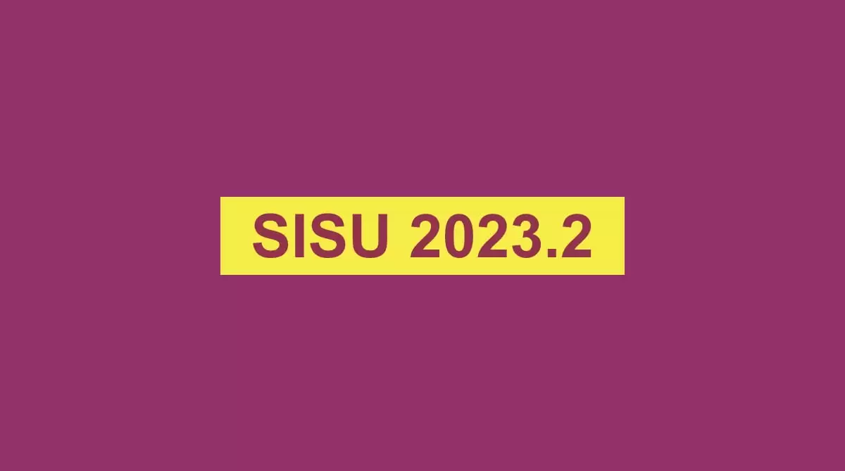Calendário Sisu 2023.2 já está disponível; veja datas