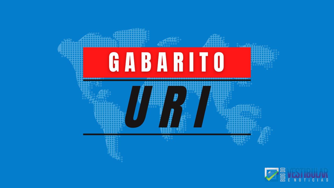 URI divulga gabarito do Vestibular 2024