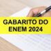 Gabarito do Enem 2024 – Prova Branca – 1º Dia