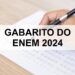 Gabarito do Enem 2024 – Prova Branca – 1º Dia