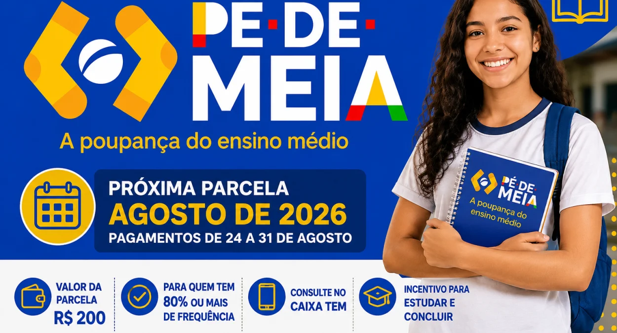 Pé-de-Meia agosto 2026