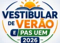 Inscrição e provas Vestibular de verão e PAS UEM 2026