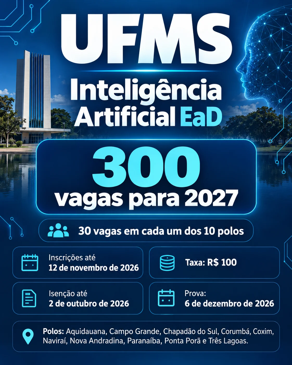 Graduação EAD UFMS (Imagem IA)