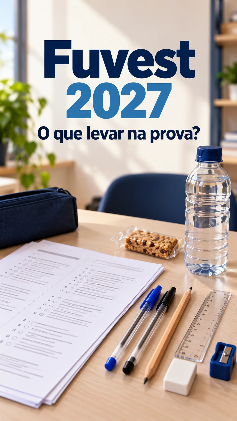 Provas Fuvest 2027 (Imagem IA)